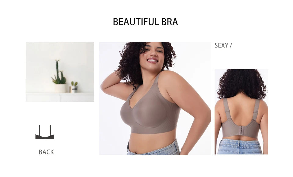 Seamless Wireless Push Up Bra