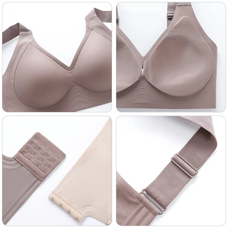 Seamless Wireless Push Up Bra