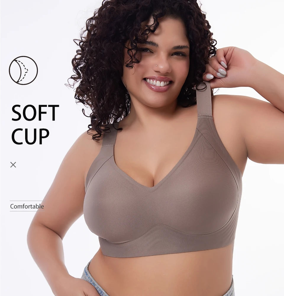 Seamless Wireless Push Up Bra