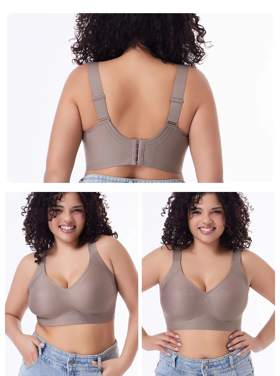 Seamless Wireless Push Up Bra