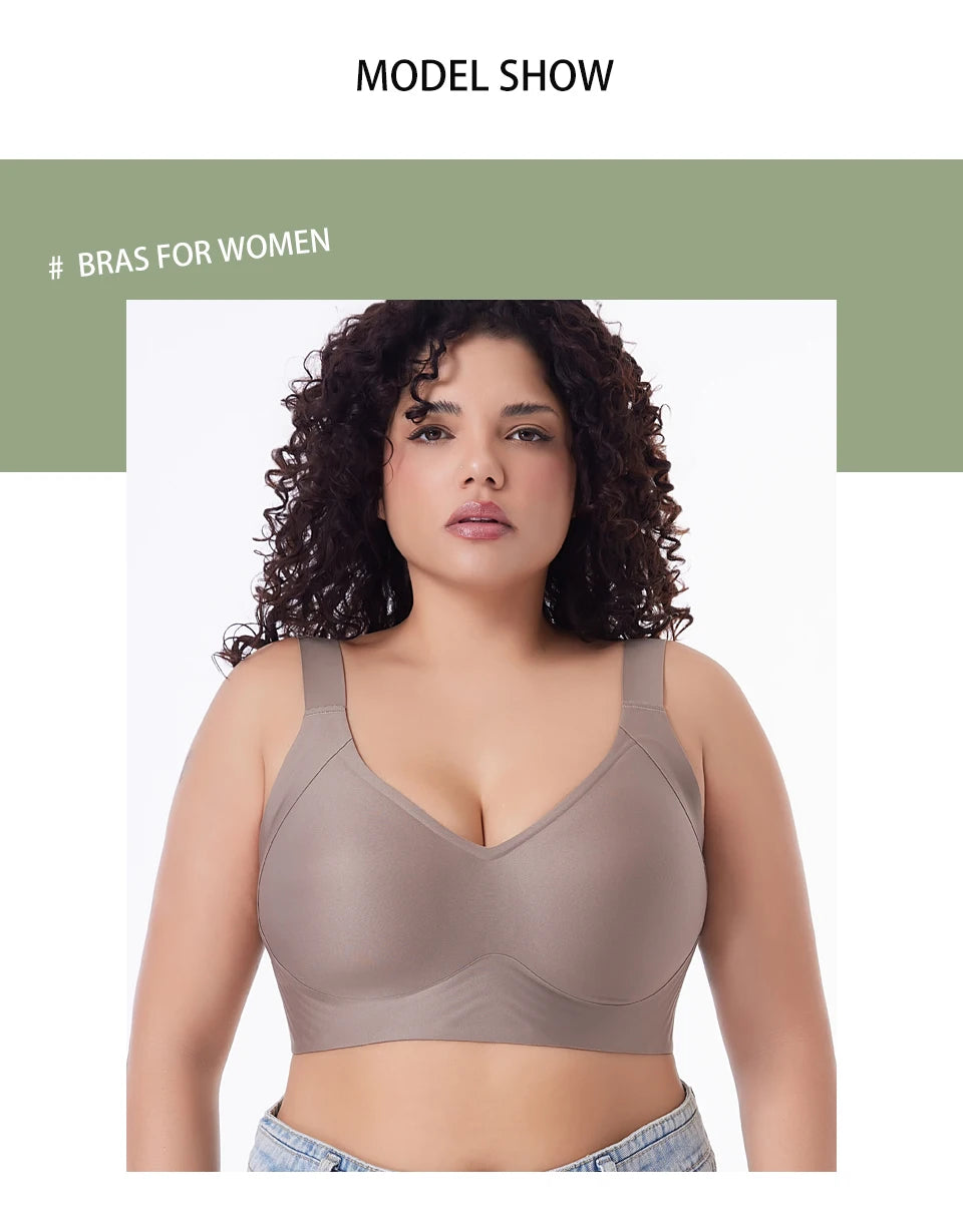 Seamless Wireless Push Up Bra