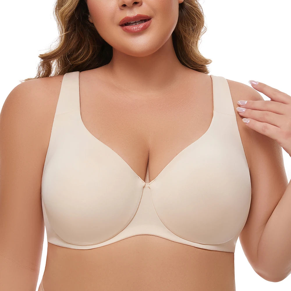 Plus Size Full Coverage Minimizer Bra