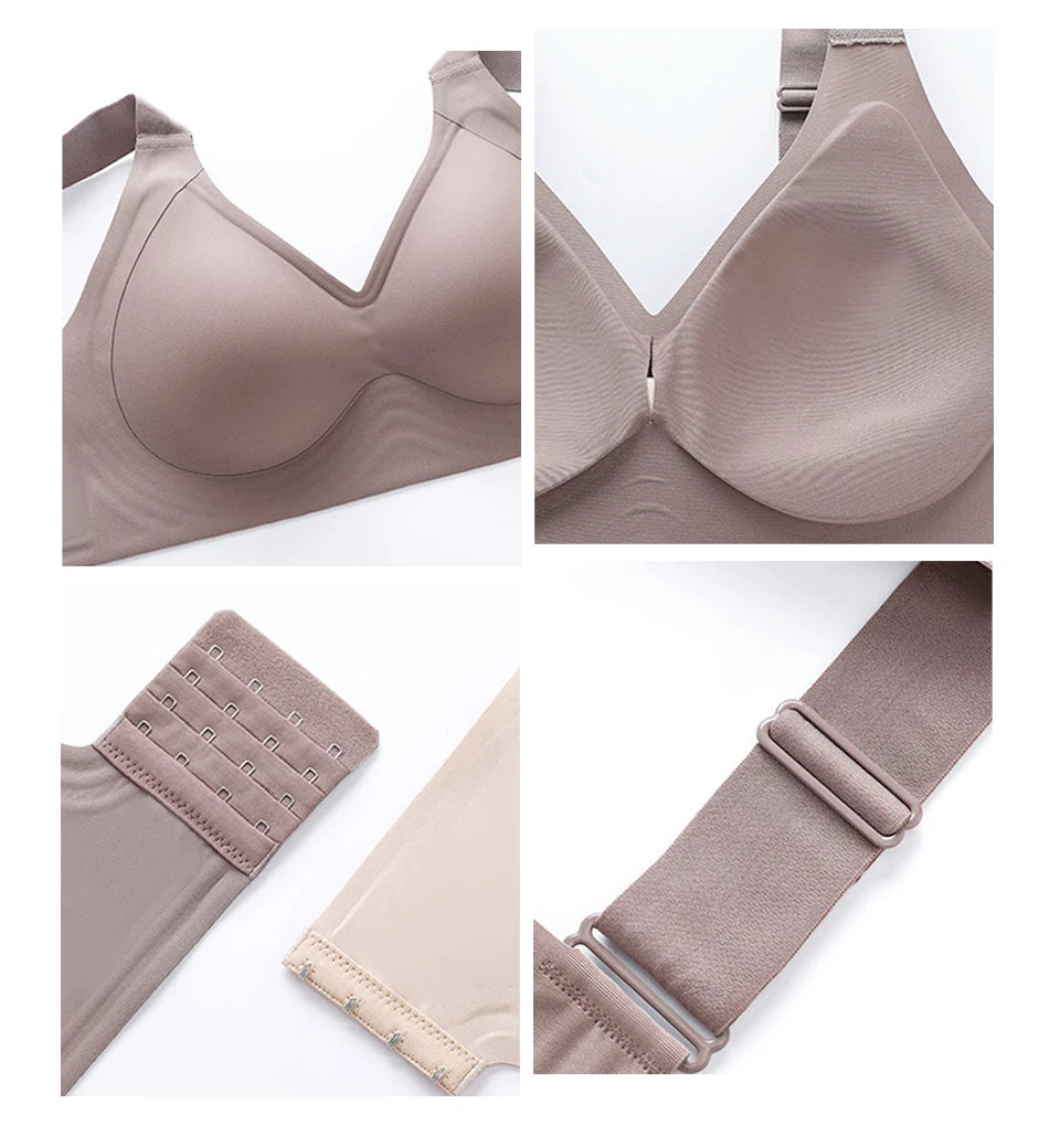 Seamless Wireless Push Up Bra