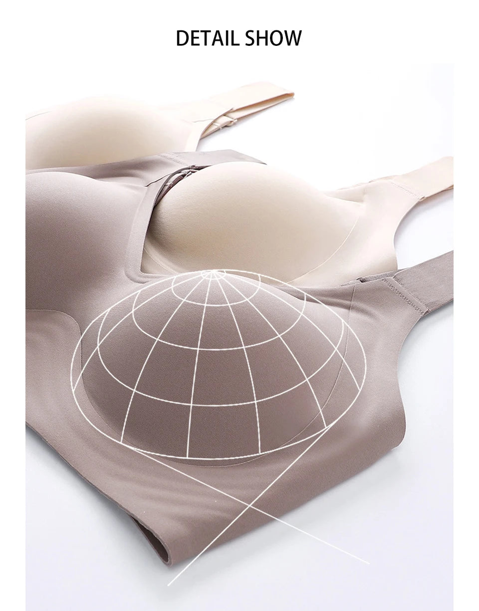Seamless Wireless Push Up Bra