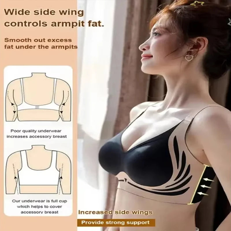 Wireless Full Coverage Support Bra