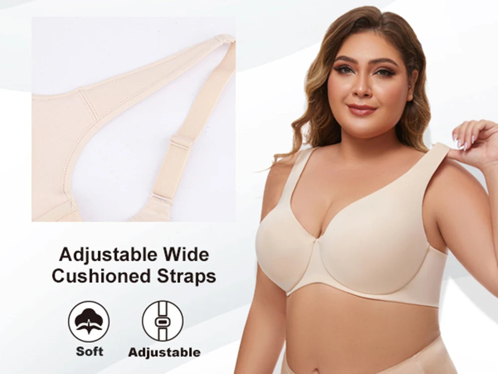 Plus Size Full Coverage Minimizer Bra