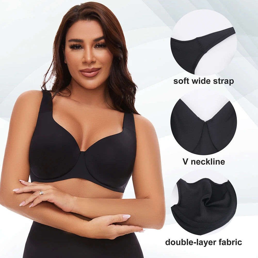 Plus Size Full Coverage Minimizer Bra